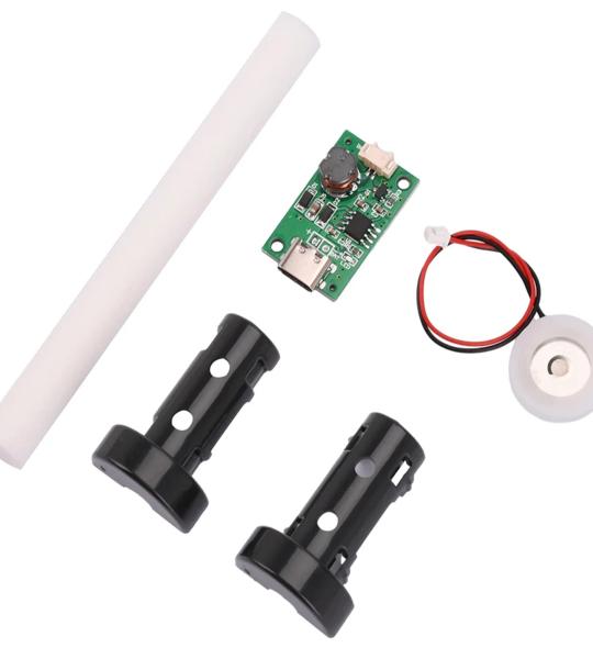 Ultrasonic Mist Maker Humidifier – 5V Type-C USB Atomizer Module with 108KHz Disc & PCB