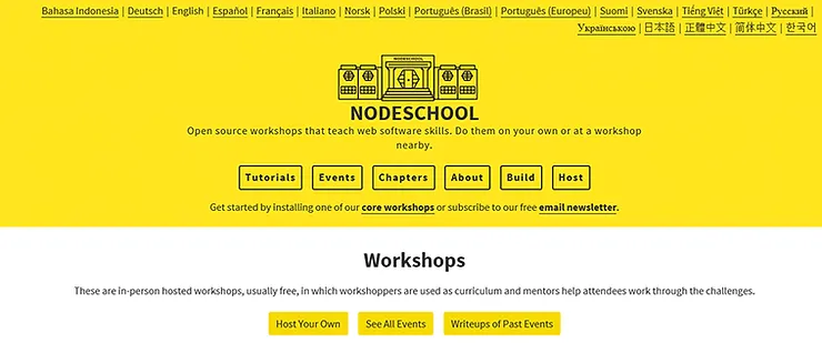 Node school tutorial